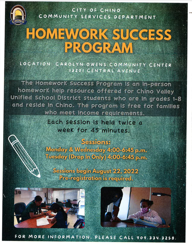  Homework Success Program 